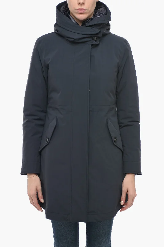 Checkered women's wool coats in a classic pattern for a timeless styleWoolrich MILITARY Long Parka with Inner Puffer Jacket Checkered women's wool coats in a classic pattern for a timeless styleWoolrich MILITARY Long Parka with Inner Puffer Jacket