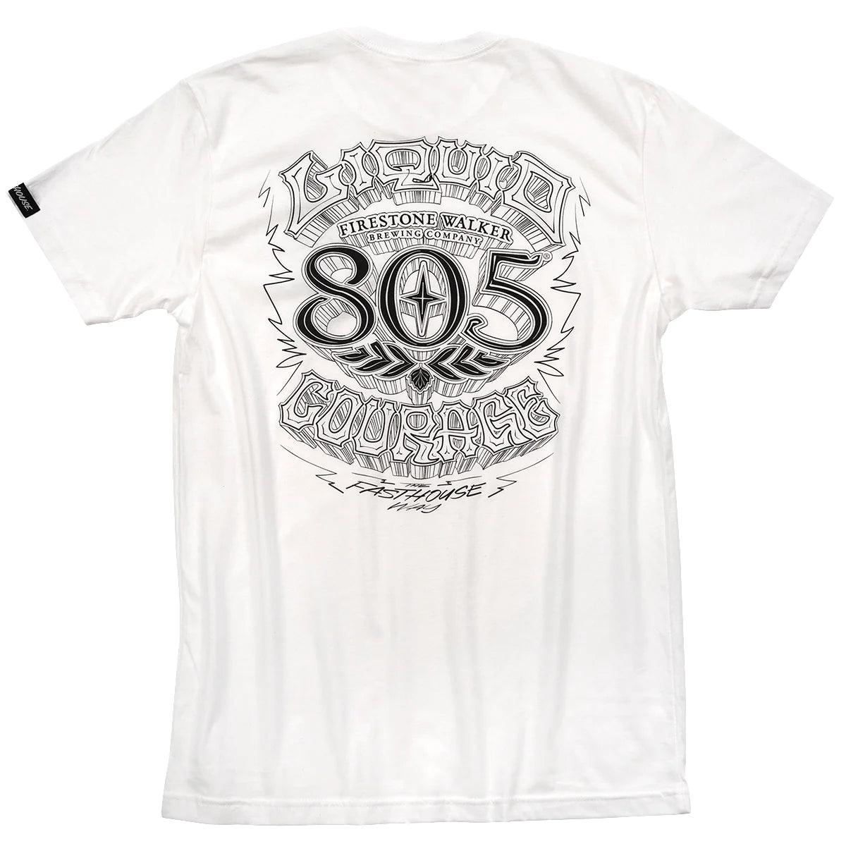 805 Liquid Courage Tee - White