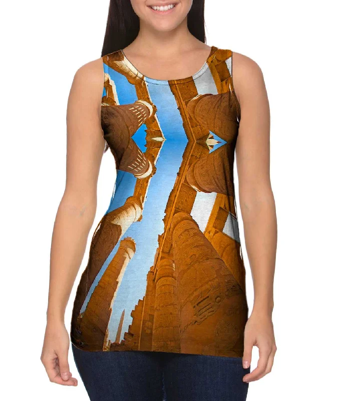 High - Neck Women's Silk Blend Tank Tops for a Luxurious FeelEgypt Jordan