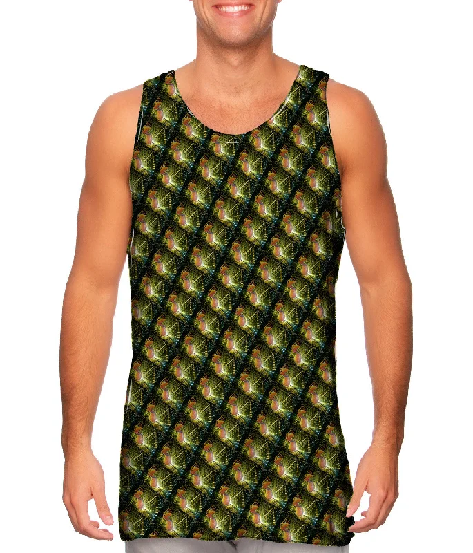 Plus Size Women's Criss - Cross Back Tank Tops in Neon ColorsEgypt Plate