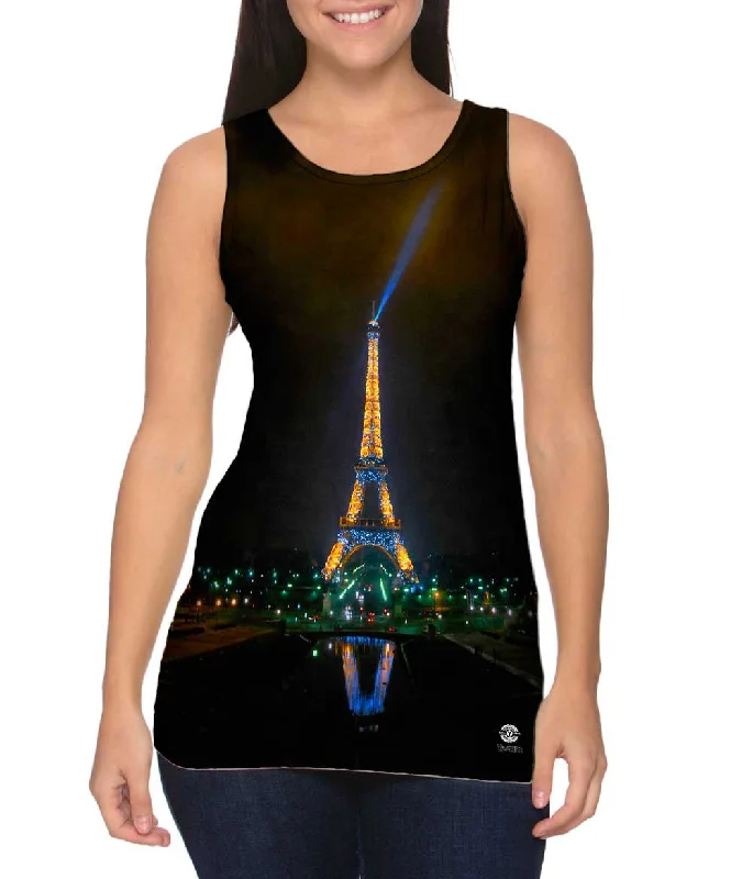 Square Neck Women's Organic Cotton Tank Tops in Earth TonesEiffel Tower La Tour De Trocadero Square Neck Women's Organic Cotton Tank Tops in Earth TonesEiffel Tower La Tour De Trocadero