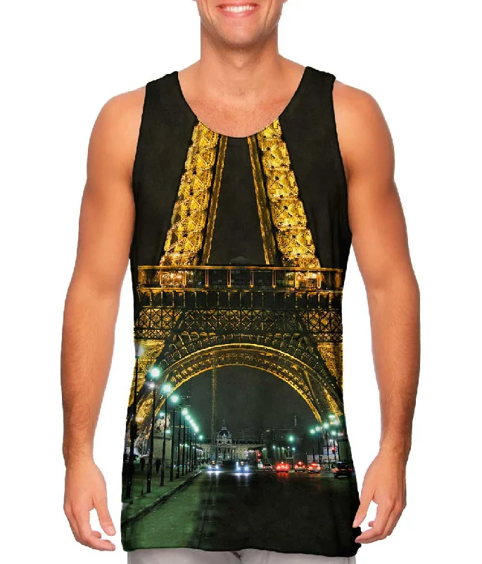Women's Spaghetti Strap Tank Tops with Geometric PatternsEiffel Tower Tour At Night