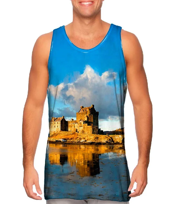 Plunge Neck Women's Seamless Tank Tops for a Smooth FitEilean Donan Castle Scotland