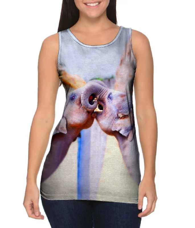 Square Neck Women's Organic Cotton Tank Tops in Earth TonesElephant Kiss