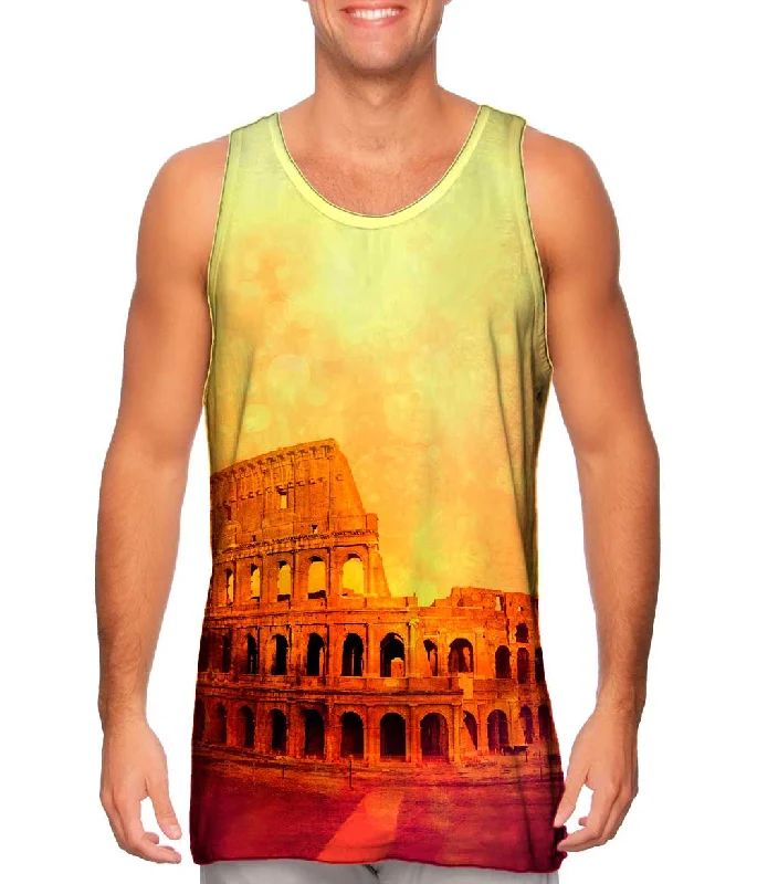 Fashion Golden Colosseum Rome Italy