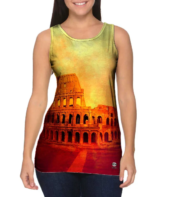 Fashion Golden Colosseum Rome Italy