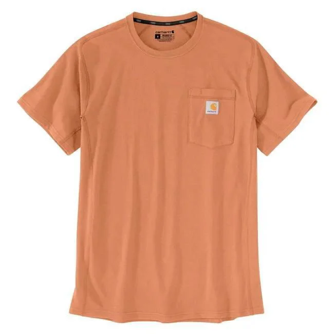 104616 - Carhartt force® relaxed fit midweight short-sleeve pocket t-shirt - Dusty Orange