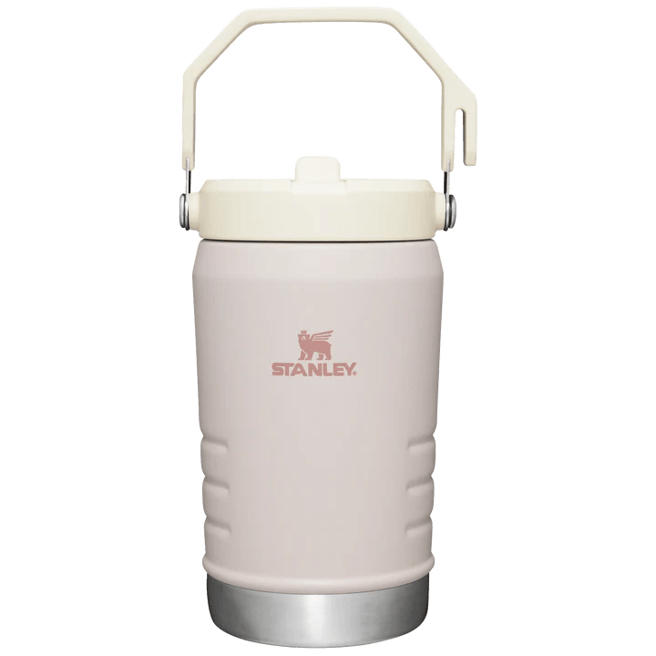 ICFLW FLIP STRAW JUG 40OZ ROSE QUARTZ