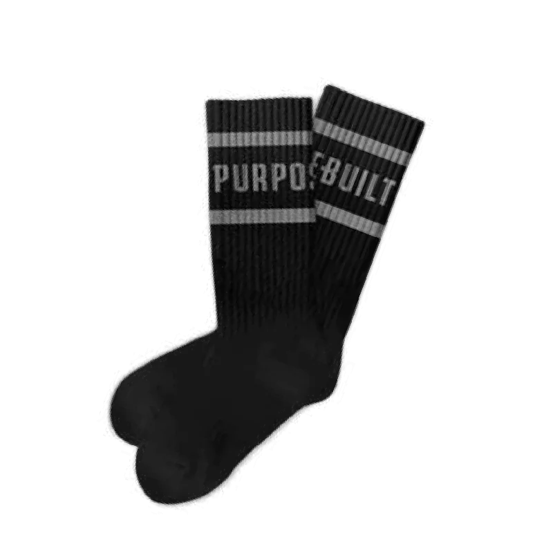 Purpose-Built Athletic Socks, Black