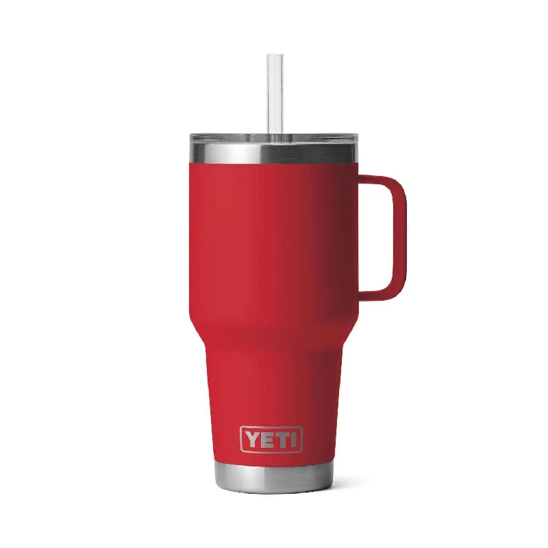 Rambler® 35 oz Mug w/Straw Lid - Rescue Red