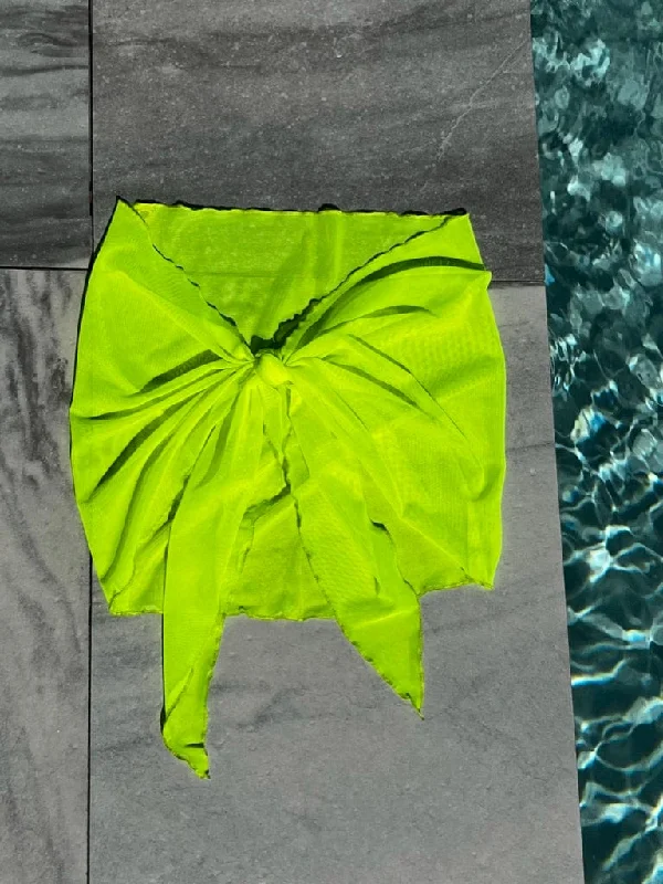 Kimono - style cover ups for an Asian - inspired beach lookCrush Micro Sarong