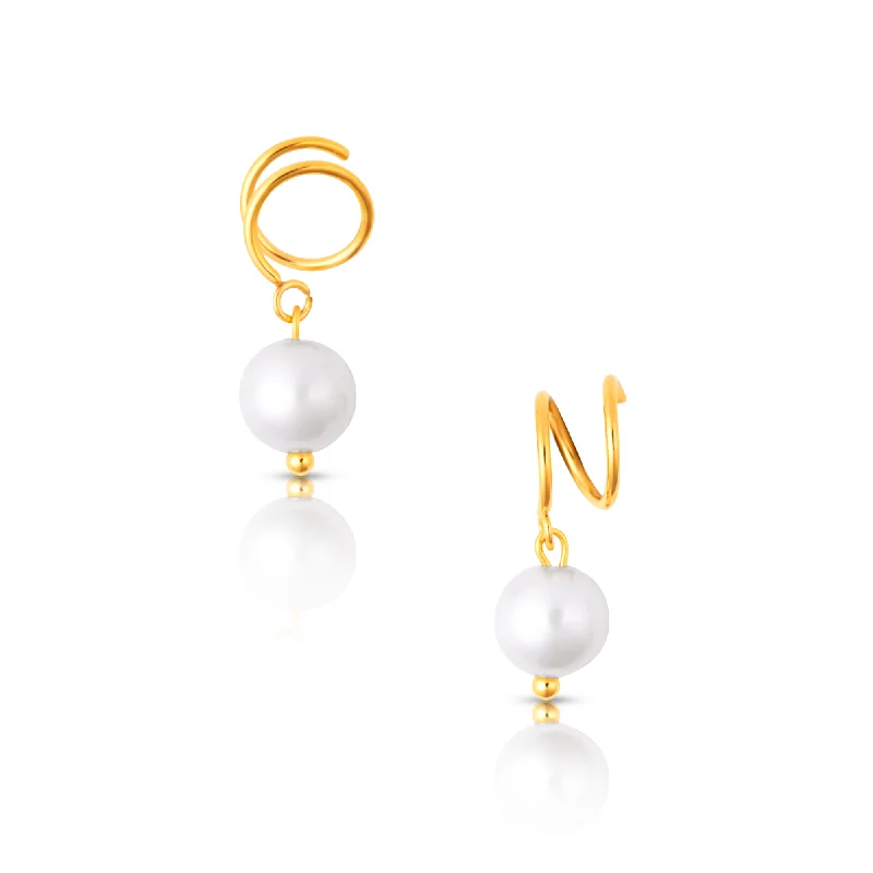 Ellie Vail - Cove Spiral Pearl Earring