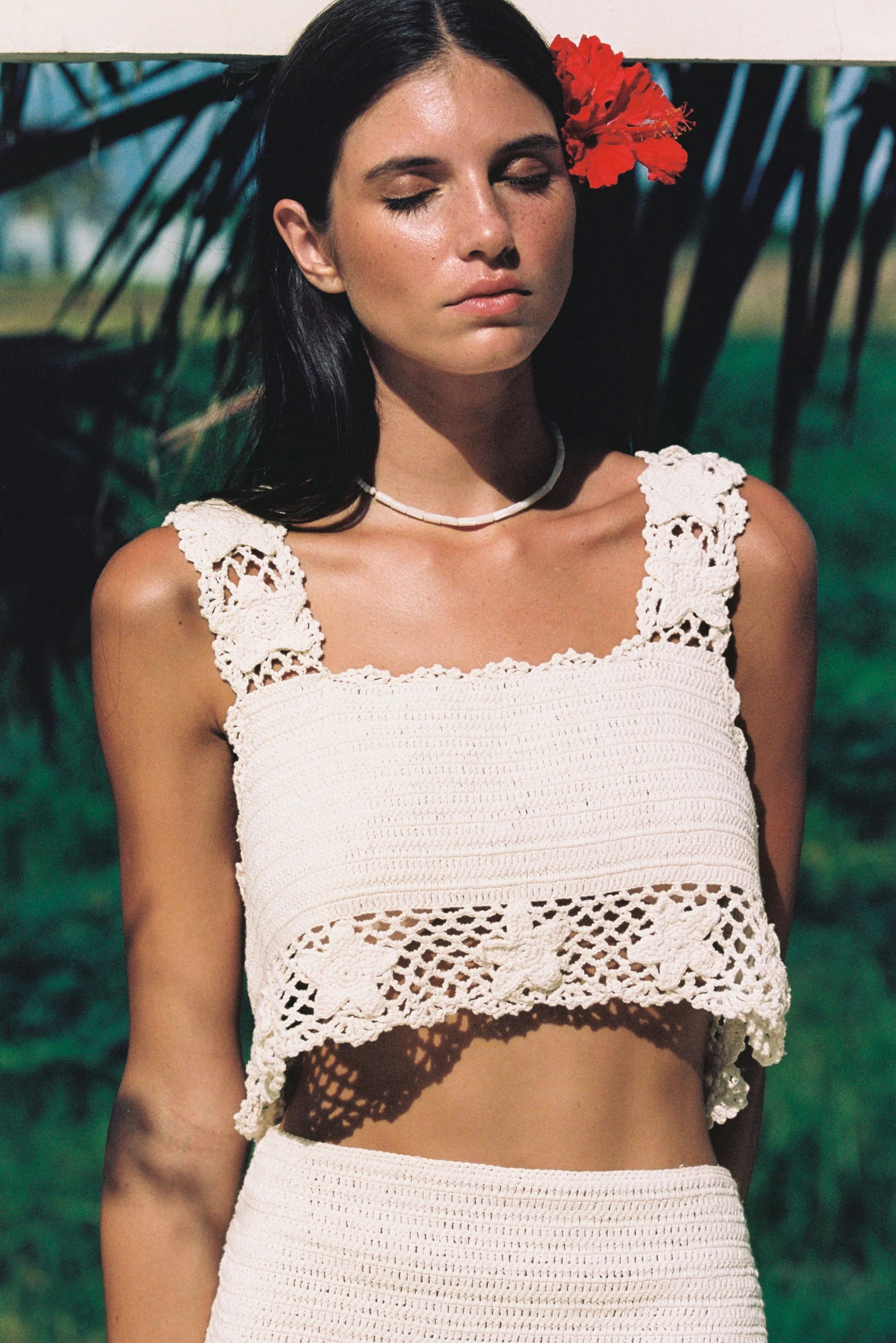Romper - style cover ups for a trendy and functional beach optionSeastar Hand Crochet Crop Cream Romper - style cover ups for a trendy and functional beach optionSeastar Hand Crochet Crop Cream