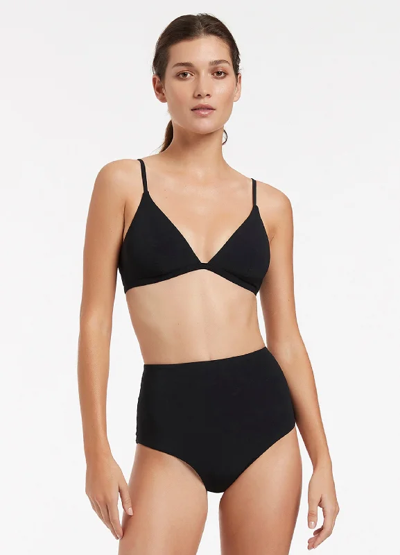 Tie - side bikini bottoms for an adjustable and stylish fitJetset High Waisted Bikini Bottom - Black Tie - side bikini bottoms for an adjustable and stylish fitJetset High Waisted Bikini Bottom - Black