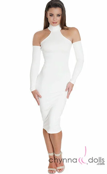 Kyla: Bodycon Midi Dress