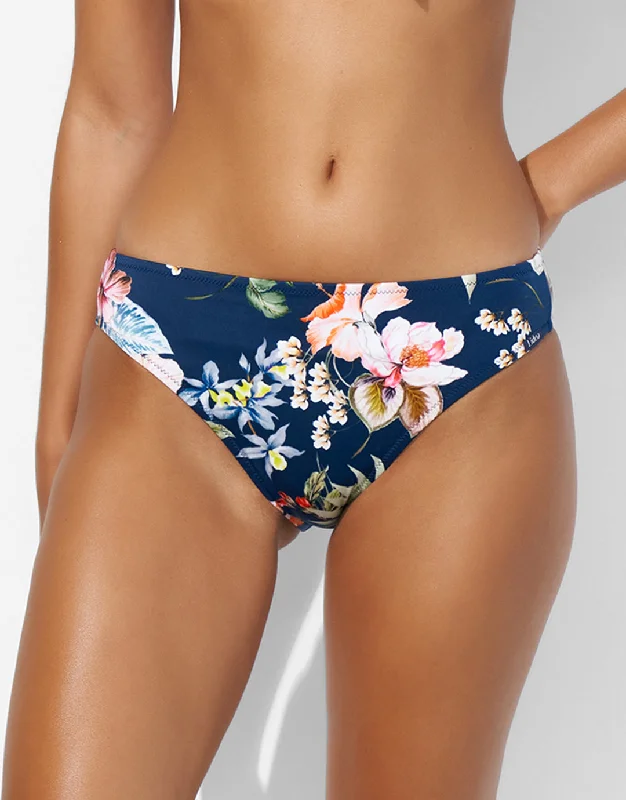 Push - up bikini top to enhance the bust for a confident beach appearanceLush Delight Bikini Pant - Hibiscus Indigo Push - up bikini top to enhance the bust for a confident beach appearanceLush Delight Bikini Pant - Hibiscus Indigo