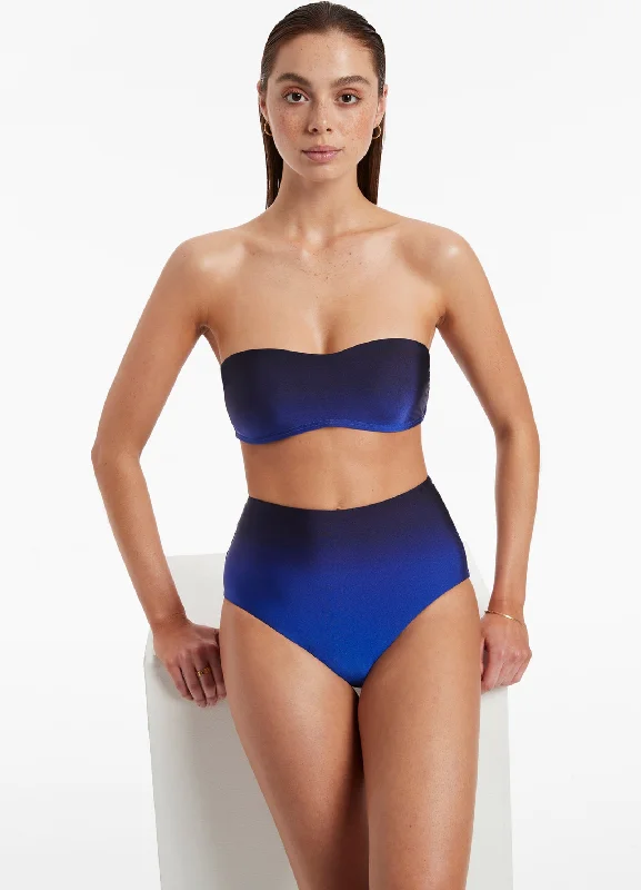 Sports bikini for high - intensity water activities like surfingOia Sunset High Waist Bikini Bottom - Ocean Sports bikini for high - intensity water activities like surfingOia Sunset High Waist Bikini Bottom - Ocean