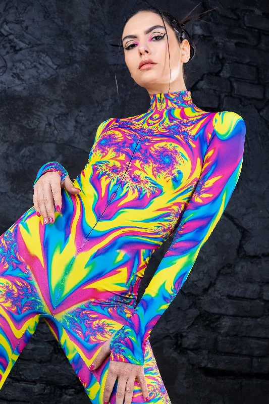 Long - Sleeve Bodysuits for Cold Weather LayeringPrismatica Costume